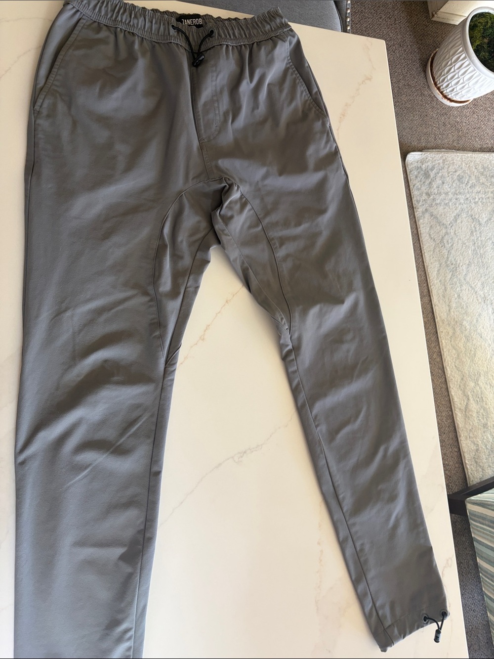 Zanerobe Slate Gray Slim Jogger Pants